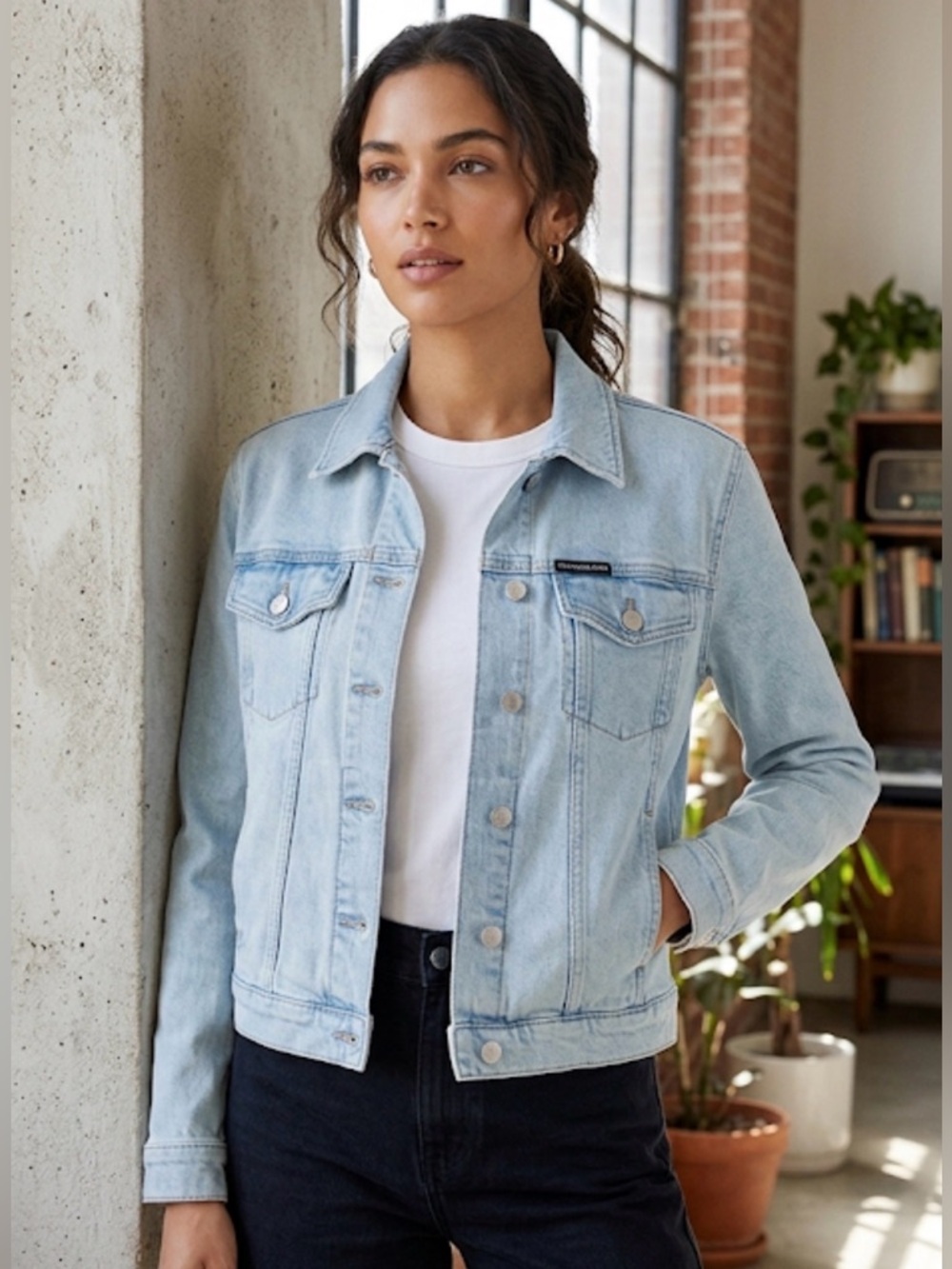 Calvin Klein Jeans Light Blue Denim Jacket